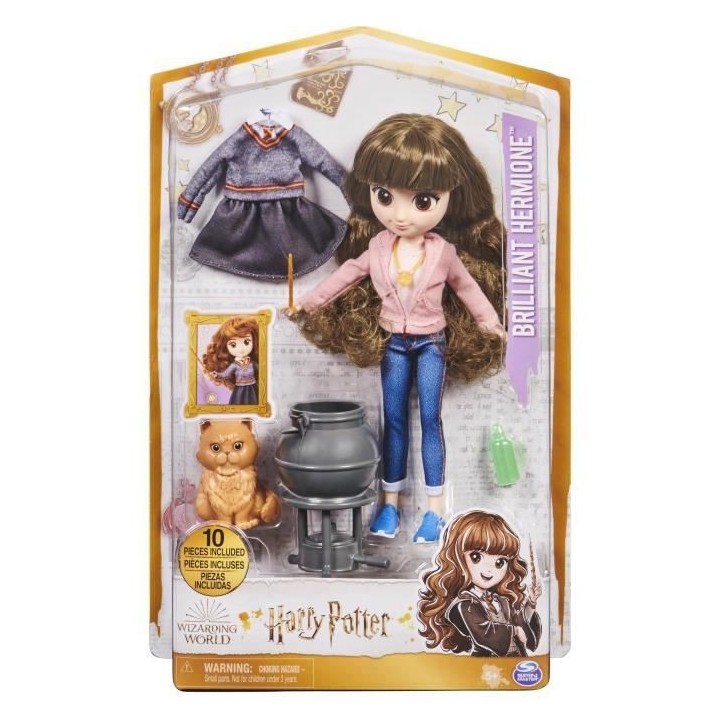 COFFRET POUPÉE 20 CM + ACCESSOIRES HERMIONE GRANGER Wizarding World