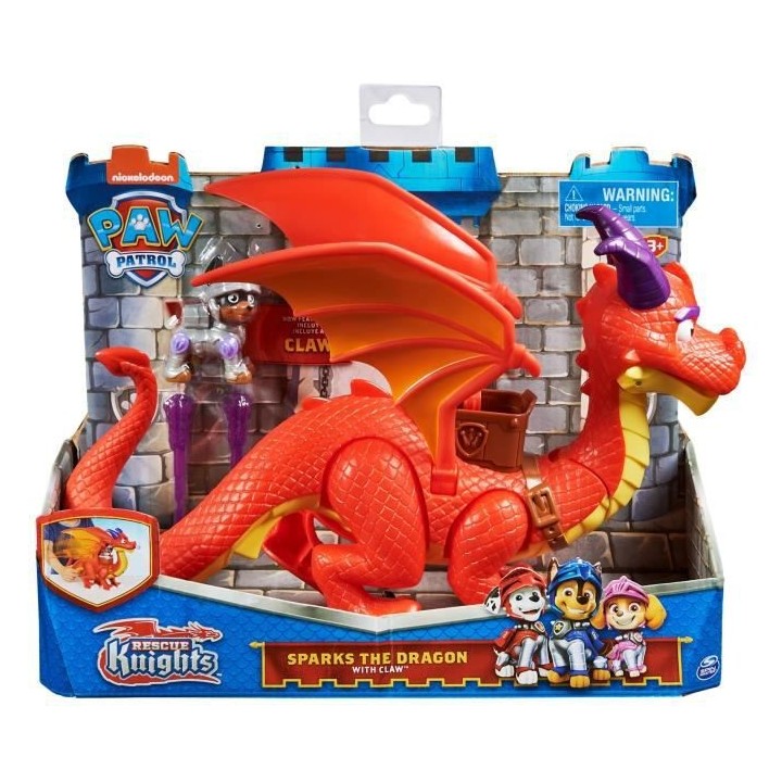 SPARKS LE DRAGON & CLAW RESCUE KNIGHTS La Pat' Patrouille