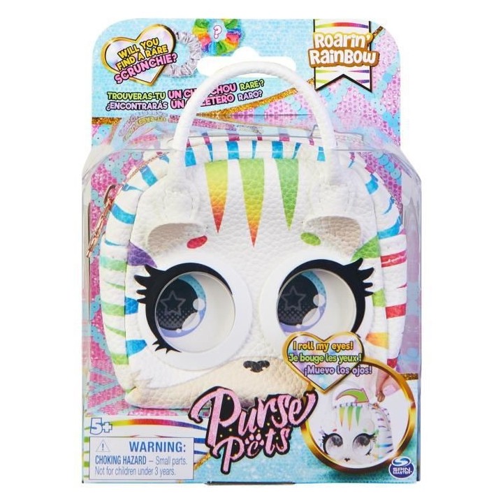 PURSE PETS Micro - Tigre Arc-en-Ciel