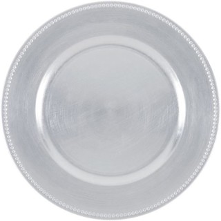 ABS T1904301-AX lot de 6 dessous d'assiettes en pp effet perle d33cm -