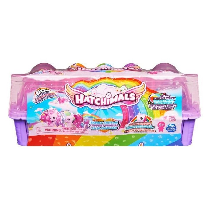 Hatchimals - Pack aventure 10 Famille surprise licornes