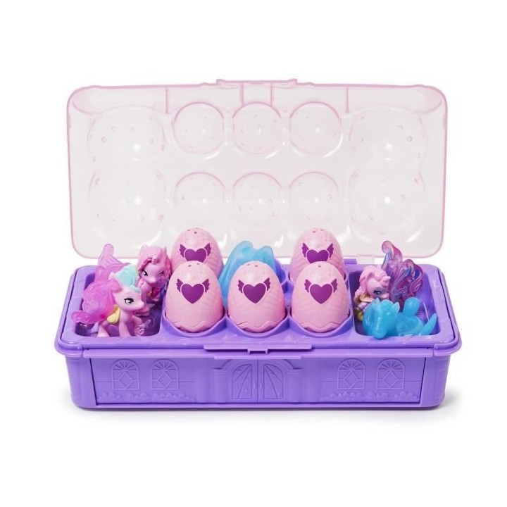 Hatchimals - Pack aventure 10 Famille surprise licornes