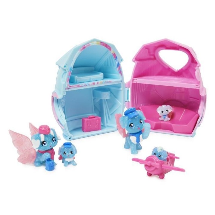 Hatchimals - Playset maison 4 famille surprise (modele aléatoire)