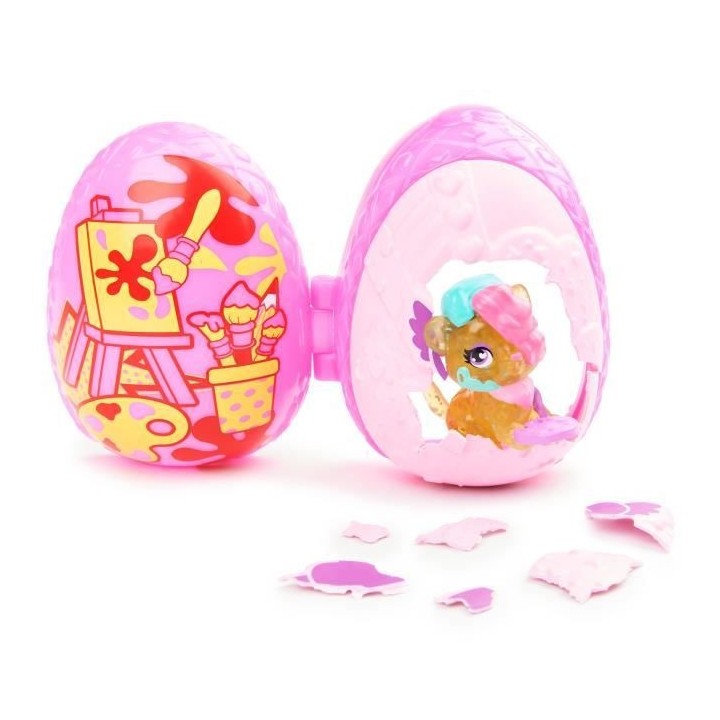Hatchimals - Pack de 2 famille surprise 1 ado + 1 bébé (modele aléa