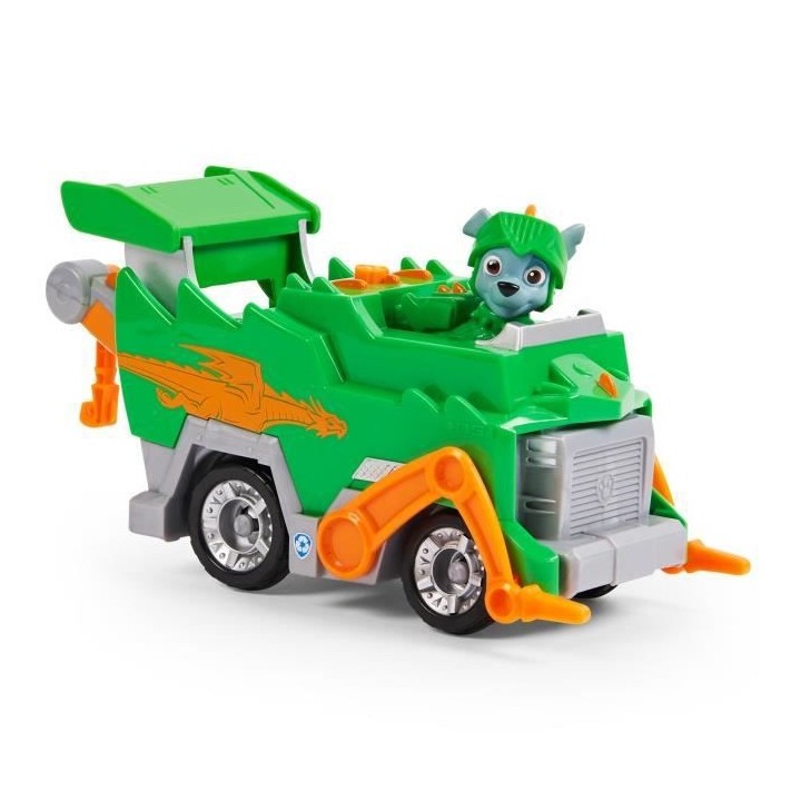 VEHICULE + FIGURINE ROCKY RESCUE KNIGHTS La Pat' Patrouille