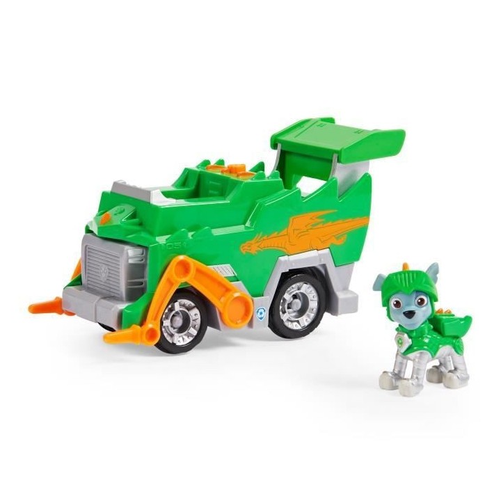 VEHICULE + FIGURINE ROCKY RESCUE KNIGHTS La Pat' Patrouille
