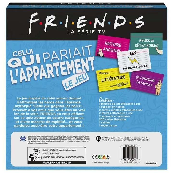 FRIENDS - JEU DE QUESTIONS « Celui qui pariait l'appartement » - 605