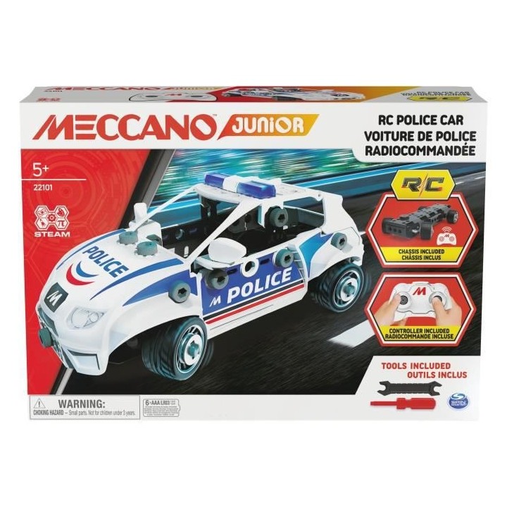MA VOITURE DE POLICE RC Meccano Junior