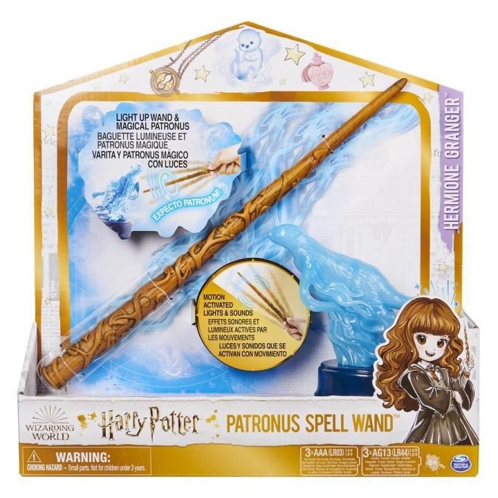 BAGUETTE MAGIQUE COLLECTOR PATRONUS HERMIONE GRANGER Wizarding World