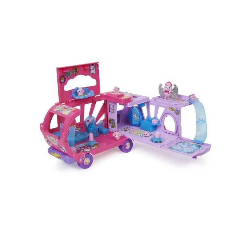 PLAYSET CAMPING CAR ARC-EN-CIEL FAMILLE SURPRISE