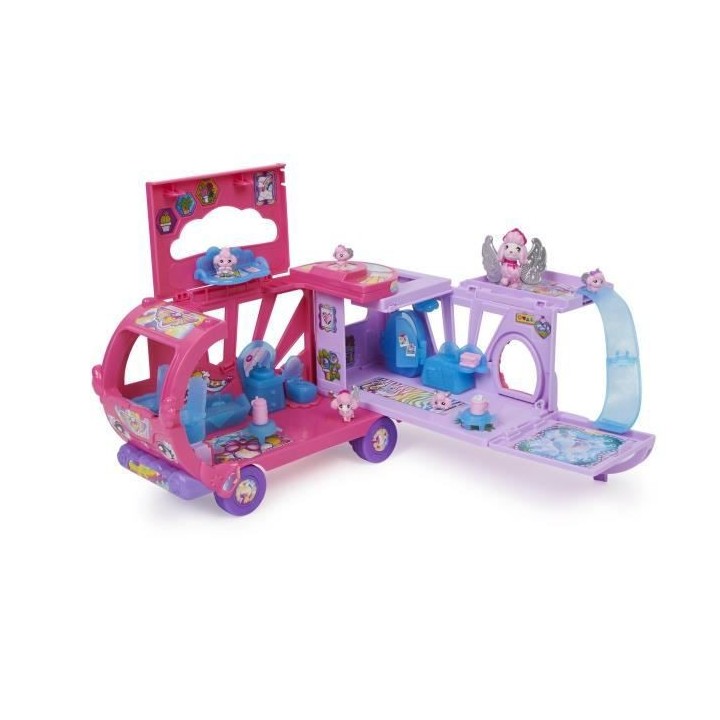 PLAYSET CAMPING CAR ARC-EN-CIEL FAMILLE SURPRISE