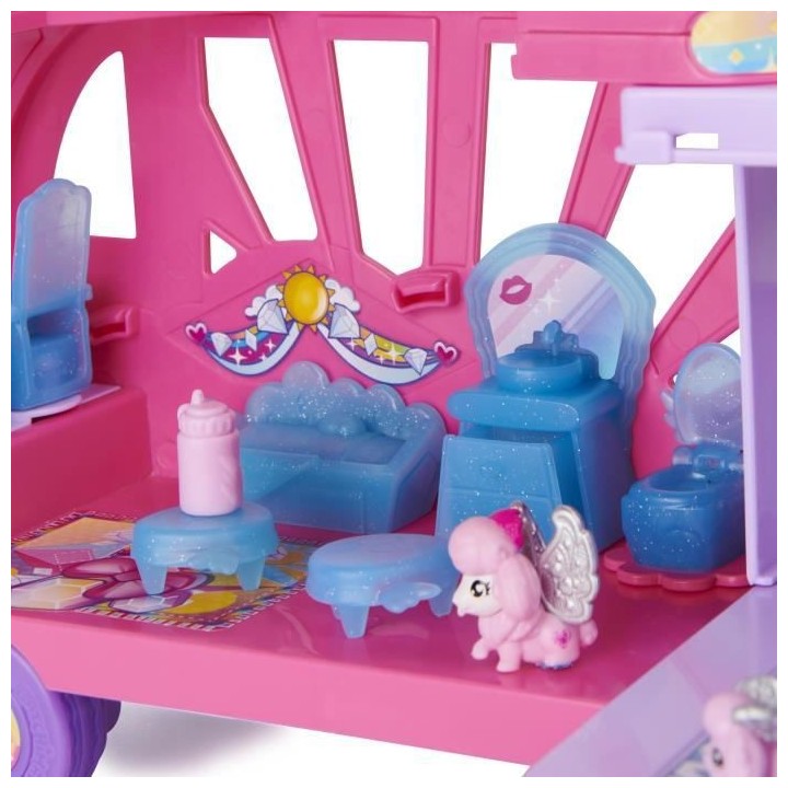 PLAYSET CAMPING CAR ARC-EN-CIEL FAMILLE SURPRISE