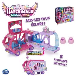 PLAYSET CAMPING CAR ARC-EN-CIEL FAMILLE SURPRISE