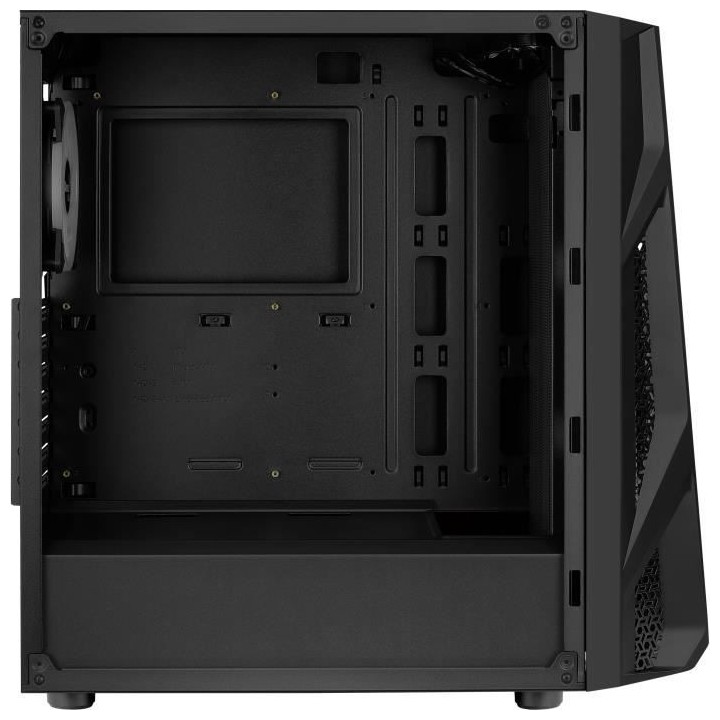 AEROCOOL BOITIER PC NightHawk Duo - Moyen Tour - Noir - Verre trempé