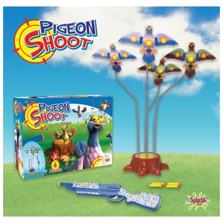 SPLASH TOYS - Tir aux pigeons x4