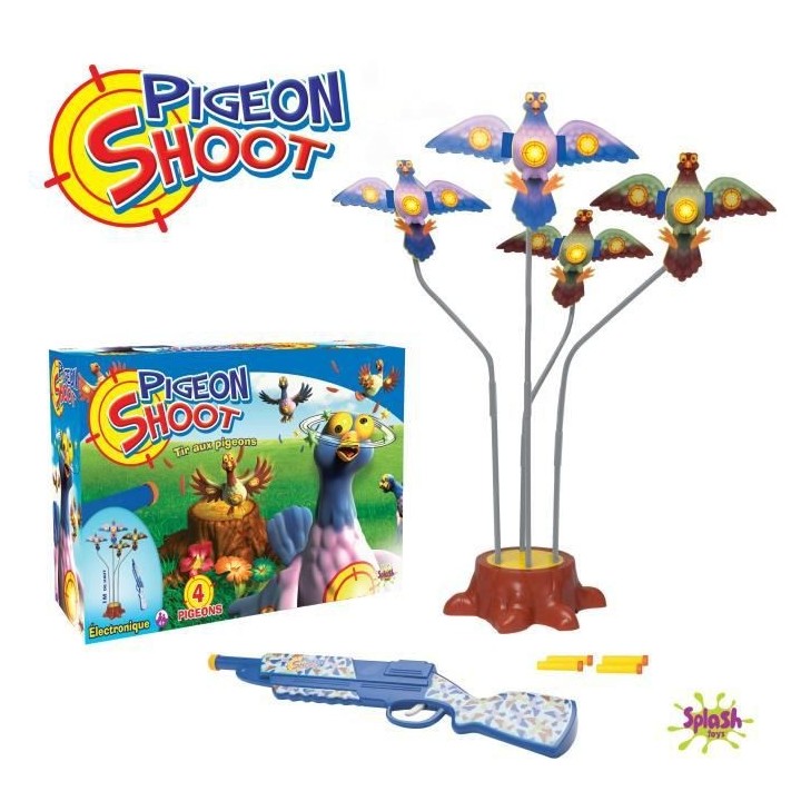SPLASH TOYS - Tir aux pigeons x4
