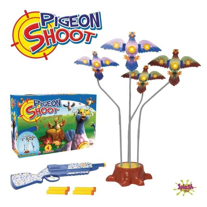 SPLASH TOYS - Tir aux pigeons x4