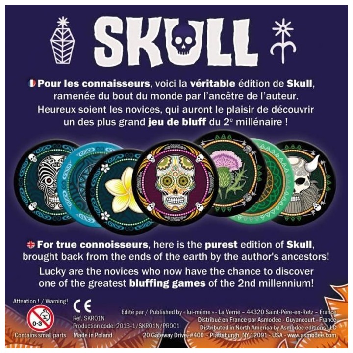 Space Cowboys | Skull | Jeu de société | a partir de 10 ans | 3 a 6