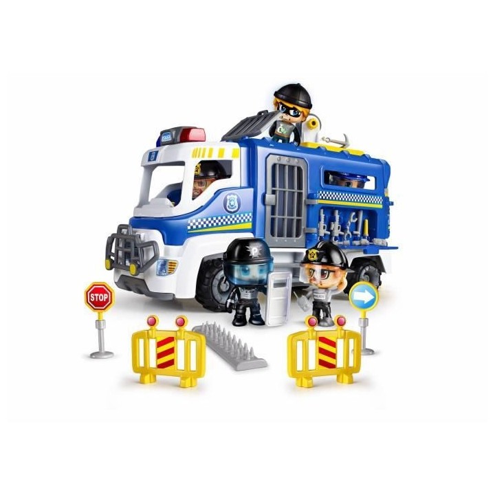 Pinypon Action - Le fourgon de police - 2 figurines incluses
