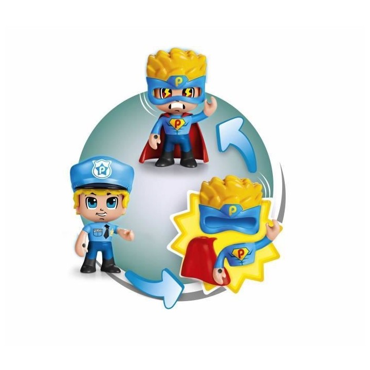 Pinypon Action - Le poste de police - 2 figurines incluses