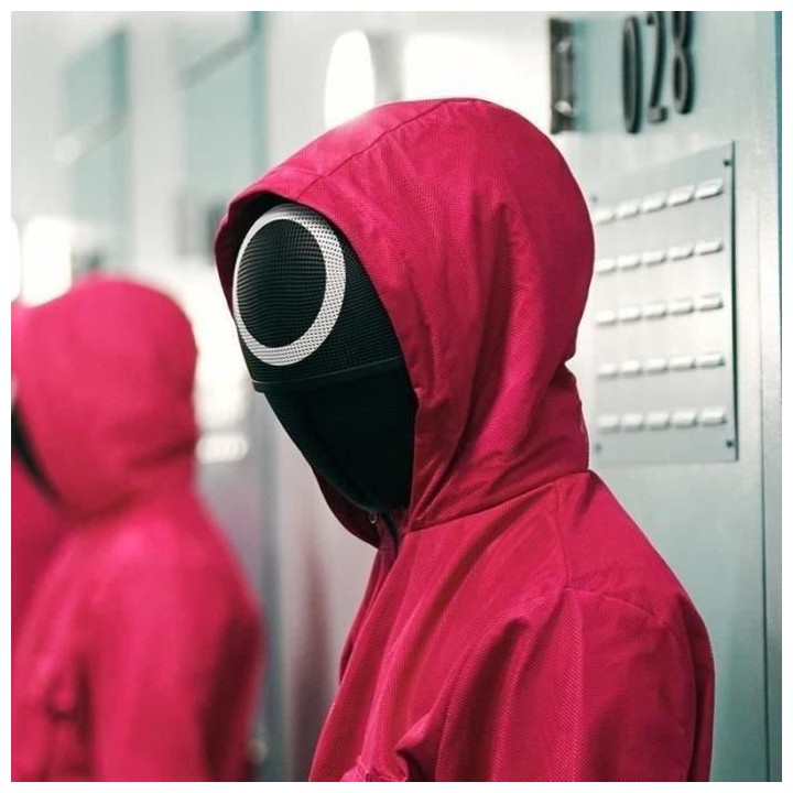 SQUID GAME Masque déguisement - Soldat rond
