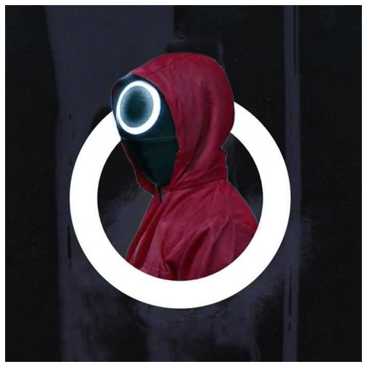 SQUID GAME Masque déguisement - Soldat rond