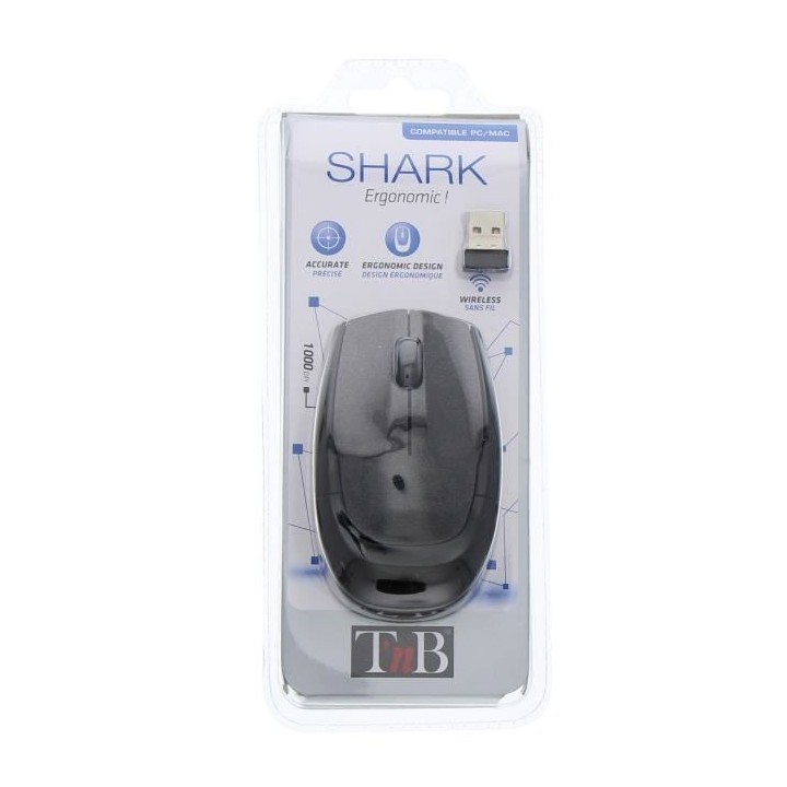 T'NB souris sans fil Shark RFIO