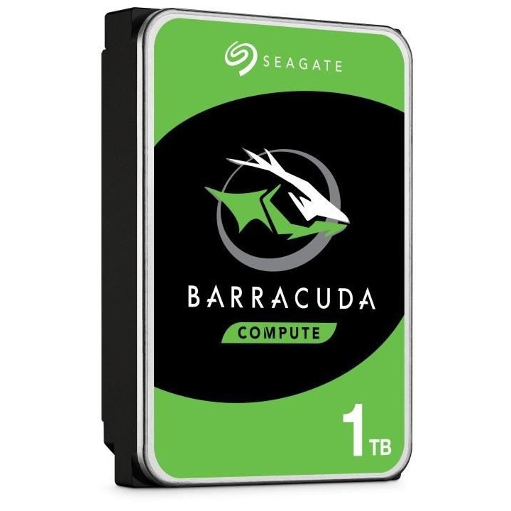 SEAGATE - Disque dur Interne - BarraCuda - 1To - 7 200 tr/min - 3.5