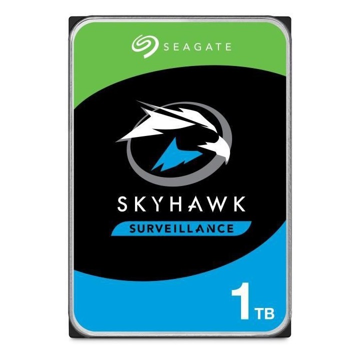 SEAGATE - Disque dur Interne - Surveillance SkyHawk - 1To - 5 900 tr/m
