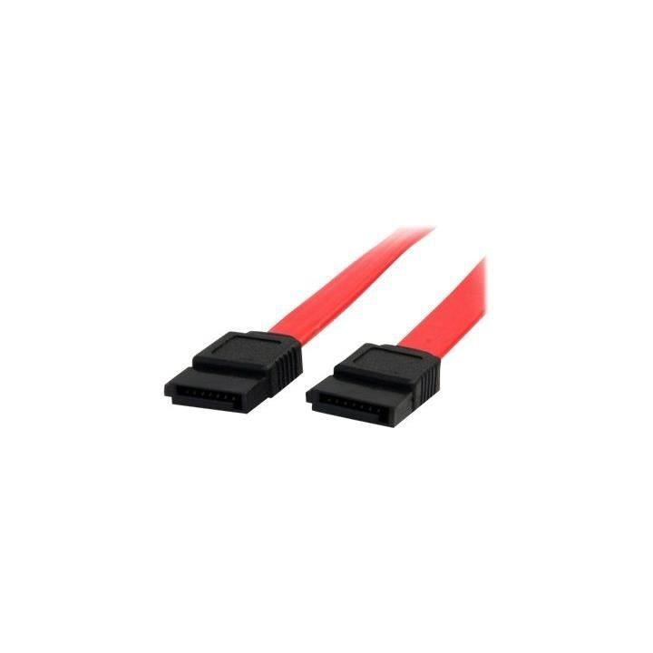Câble SATA de 46 cm - Cordon Serial ATA en rouge - Câble SATA de 60