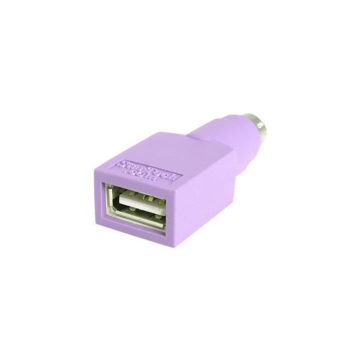 Adaptateur clavier USB vers PS/2 - F/M - Adaptateur clavier USB vers P
