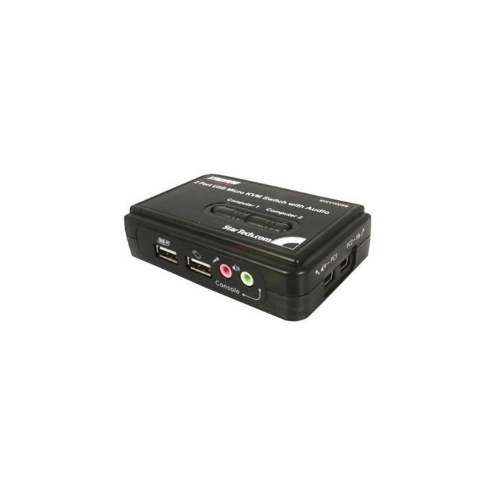 StarTech.com Kit commutateur KVM USB VGA a 2 ports avec audio et câbl