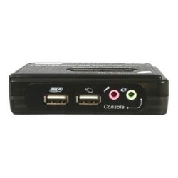 StarTech.com Kit commutateur KVM USB VGA a 2 ports avec audio et câbles - Switch écran clavier souris - Noir (SV211KUSB)