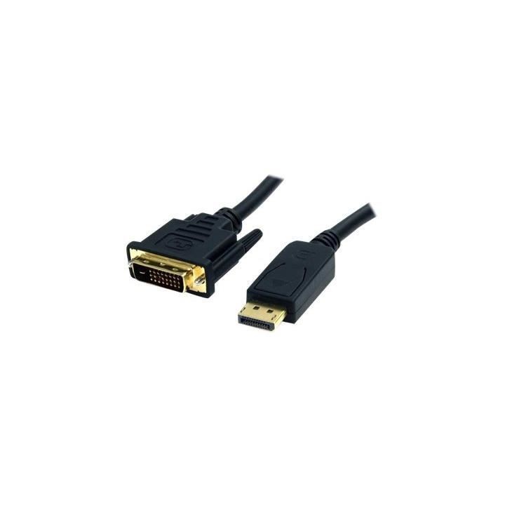 Câble adaptateur DisplayPort vers DVI de 1,8 m - Câble adaptateur DP