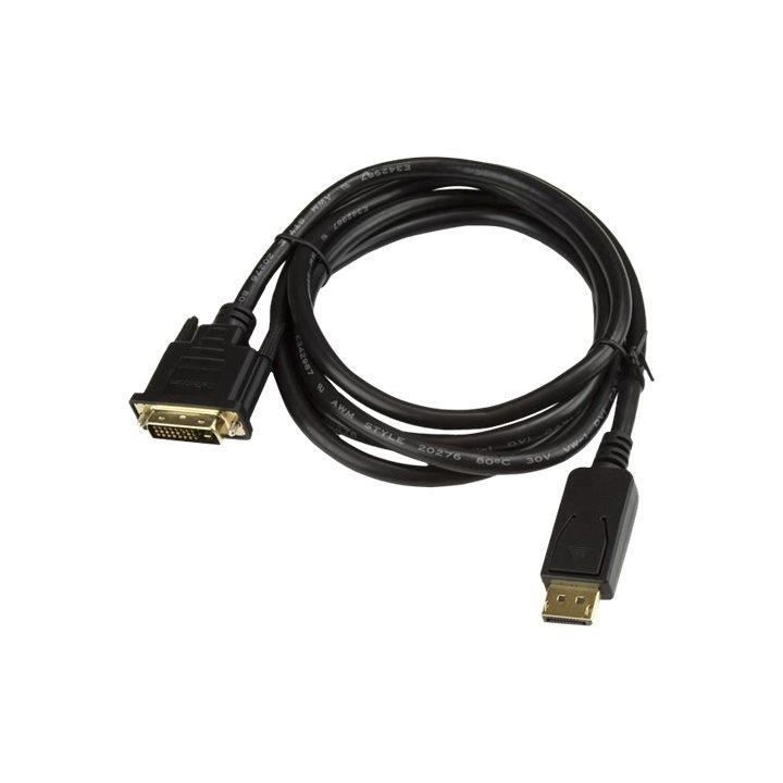 Câble adaptateur DisplayPort vers DVI de 1,8 m - Câble adaptateur DP