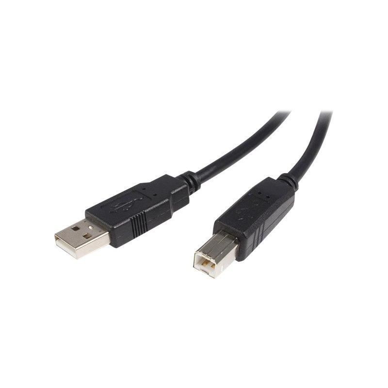 Câble USB 2.0 A vers B de 50 cm - M/M - Cordon USB A vers USB B de 0,5 m - M/M - USB2HAB50CM