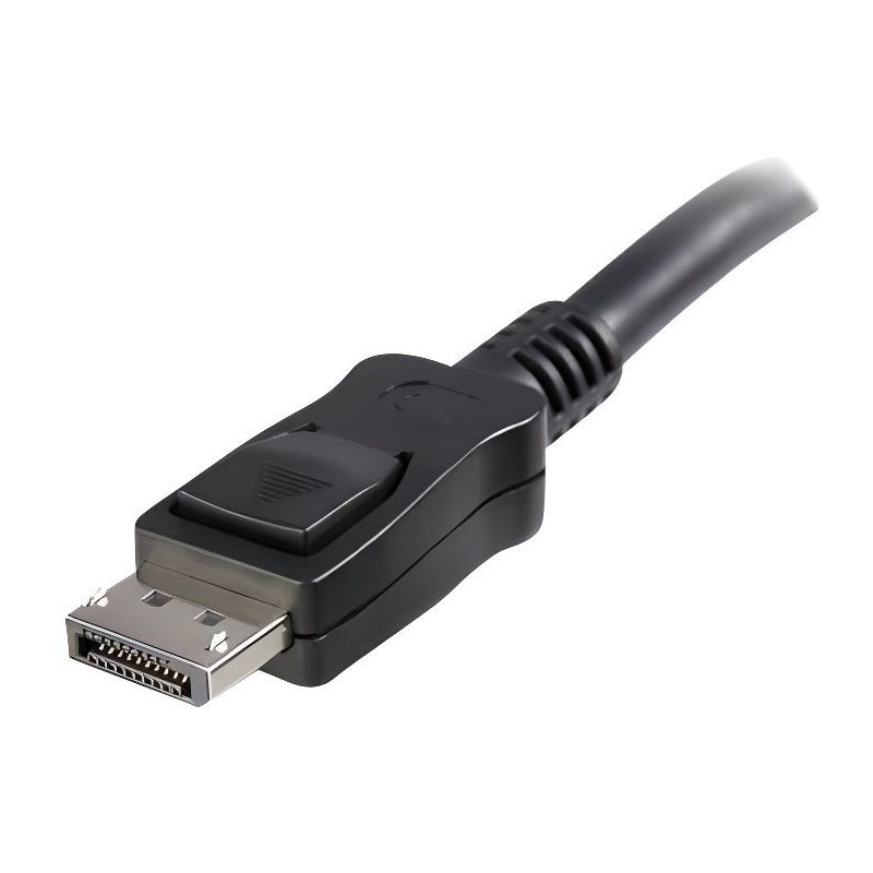 Câble certifié DisplayPort 1.2 de 1,8 m - 4K x 2K - Cordon DP 1.2 4K de 1,8 m avec verrouillage - M/M - DISPLPORT6L