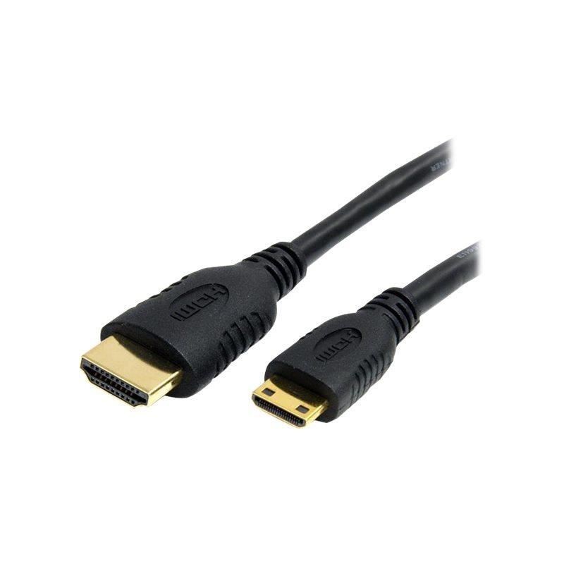 Câble HDMI vers Mini HDMI avec Ethernet de 2 m - Câble HDMI haute vitesse avec Ethernet 2 m - HDMI vers HDMI Mini - M/M - HDAC