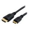 Câble HDMI vers Mini HDMI avec Ethernet de 2 m - Câble HDMI haute vitesse avec Ethernet 2 m - HDMI vers HDMI Mini - M/M - HDAC