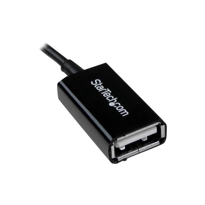 Câble adaptateur Micro USB a USB Host OTG de 12 cm - Adaptateur Micro