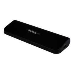 STARTECH.COM Station d'accueil USB 3.0 - Pour PC portable double affichage - HDMI et DVI / VGA avec GbE et audio