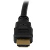 STARTECH Câble HDMI haute vitesse Ultra HD 4K x 2K de 1,5 m - Cordon HDMI vers HDMI - M/M - Noir - Plaqués or