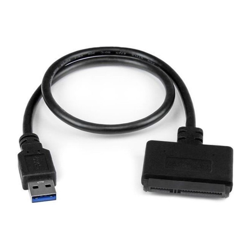 Adaptateur USB 3.0 vers SATA III de 2,5 avec UASP - Adaptateur USB 3.0 vers SATA III pour DD / SSD SATA 2,5 avec UASP