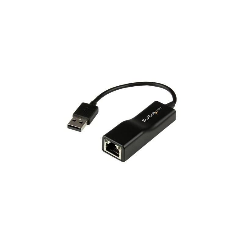 Adaptateur réseau / dongle USB 2.0 vers Ethernet - Convertisseur réseau USB 2.0 vers Ethernet - 10/100 Mb/s - M/F - USB2100