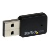 StarTech.com Mini adaptateur USB 2.0 réseau sans fil AC600 double bande - Clé USB WiFi 802.11ac 1T1R (USB433WACDB)