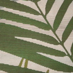 Tapis de salon tropical - 100 x 150 cm - Vert