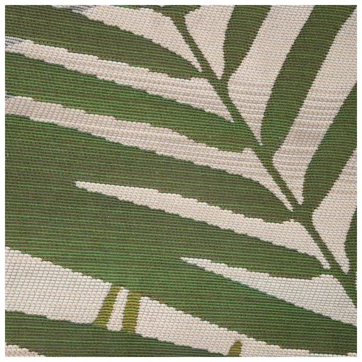 Tapis de salon tropical - 100 x 150 cm - Vert