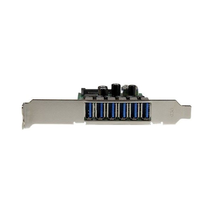 StarTech.com Carte contrôleur PCI Express a 7 ports USB 3.0 - 6 exter