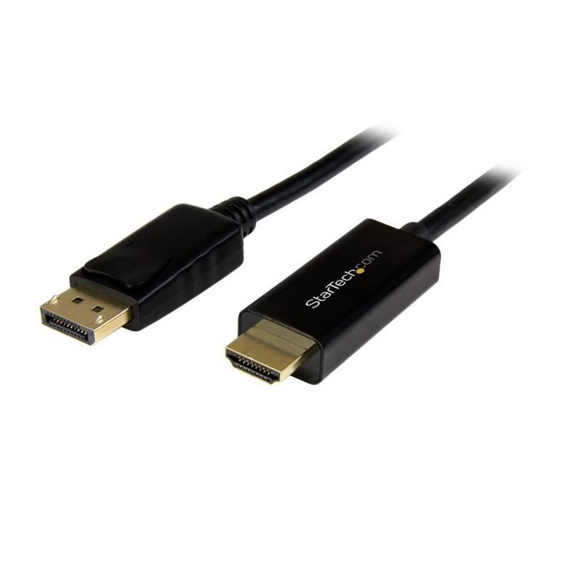 STARTECH.COM Câble adaptateur DisplayPort vers HDMI de 2 m - M / M - 4K - Noir