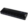 StarTech.com Hub USB 3.0 a 10 ports avec ports de charge et synchronisation - 2x 1,5 A (ST103008U2C)